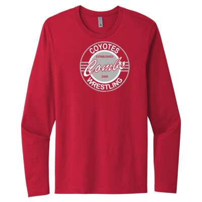 Vintage logo Respect All Long sleeve - Red Thumbnail
