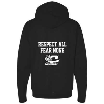 Vintage logo Respect All Hoodie - Black Thumbnail
