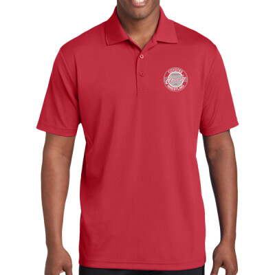 Polo with vintage logo - Red Thumbnail