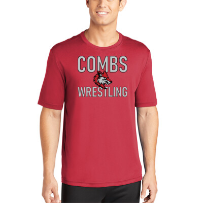 Combs logo Respect All Drifit short sleeve - Red  Thumbnail