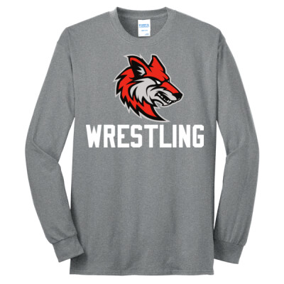 Long Sleeve 50/50 Blend Tee - Wrestling Only Thumbnail