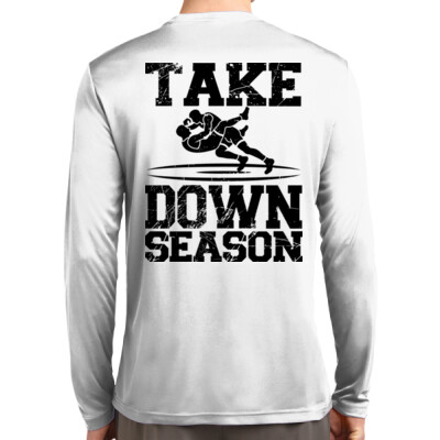 Long Sleeve Drifit Performance Tee - Take Down Season Black Thumbnail
