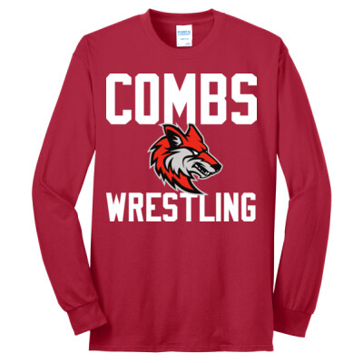 Long Sleeve 50/50 Blend Tee - Combs Wrestling Thumbnail