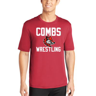 Short Sleeve Drifit Performance Tee - Combs Wrestling Thumbnail
