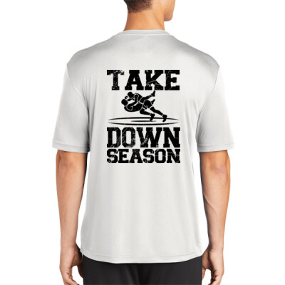 Short Sleeve Drifit Performance Tee - Take Down Season Black Thumbnail