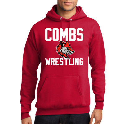 Fleece Pullover Hoodie - Combs Wrestling Thumbnail