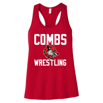 Ladies Jersey Racerback Tank Top - Combs Wrestling Thumbnail