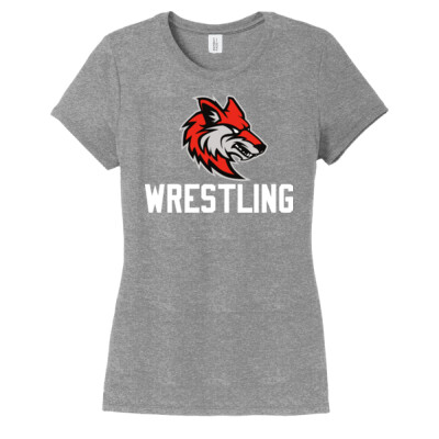 Ladies Short Sleeve Triblend Tee - Wrestling Only Thumbnail