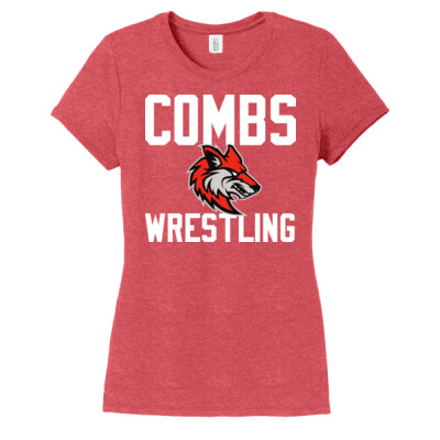 Ladies Short Sleeve Triblend Tee - Combs Wrestling Thumbnail